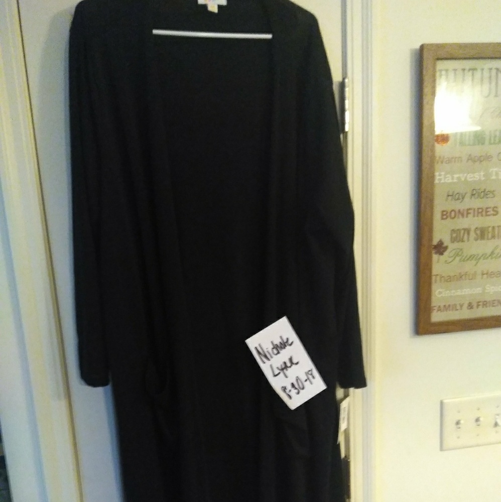 Lularoe Black Sarah bnwt 3x